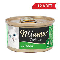 Miamor Pastete Sülün Etli Yetişkin Kedi Konservesi 85gr (12 Adet)