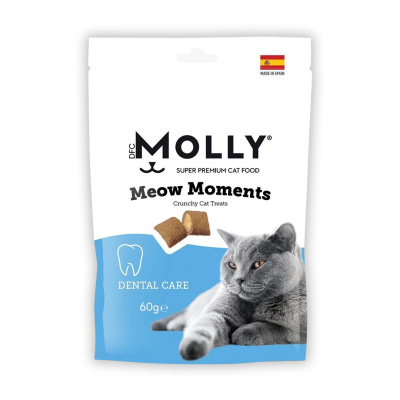 Molly Meow Moments Dental Care Diş Bakımı İçin Kedi Ödül Maması 60gr