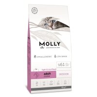 Molly Indoor Light Hypo-Allergenic Tavuklu Düşük Tahıllı Kısırlaştırılmış Kedi Maması 15kg