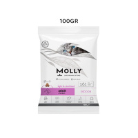 Molly Indoor Light Hipoalerjenik Tavuklu Düşük Tahıllı Kısırlaştırılmış Tester Kedi Maması 100gr
