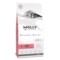 Molly Shiny Hair Hypo-Allergenic Somonlu ve Karidesli Düşük Tahıllı Yetişkin Kedi Maması 15kg