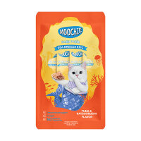 MOOCHIE Ton Balıklı ve Katsuobushili Krema Kedi Ödül Maması 15gr (5'li)