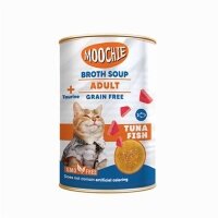 MOOCHIE Ton Balıklı Tahılsız Yetişkin Kedi Çorbası 135ml
