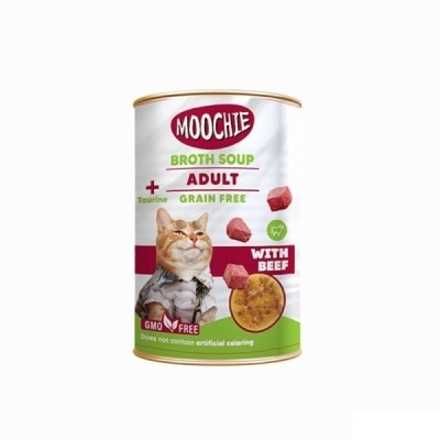 MOOCHIE Dana Etli Tahılsız Yetişkin Kedi Çorbası 135ml