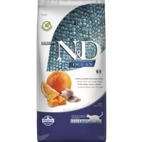 N&D Ocean Pumpkin Ringa Balıklı Bal Kabaklı ve Portakallı Tahılsız Yetişkin Kedi Maması 5kg