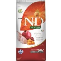 N&D Pumpkin Bıldırcın Etli Bal Kabaklı ve Narlı Tahılsız Yetişkin Kedi Maması 5kg