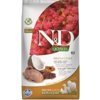 N&D Quinoa Skin&Coat Bıldırcın Etli Kinoalı Tahılsız Yetişkin Köpek Maması 2,5kg