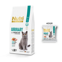 Nutri Feline Urinary Böbrek Sağlığı Destekleyici Düşük Tahıllı Yetişkin Tester Kedi Maması 40gr