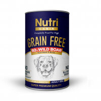 Nutri Canin Hypo-Allergenic Yaban Domuzlu Tahılsız Şekersiz Yetişkin Köpek Konservesi 400gr