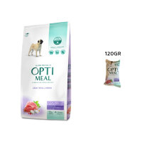 Optimeal Ördek Etli ve Esmer Pirinçli Küçük Irk Yetişkin Tester Köpek Maması 120gr