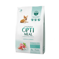 Optimeal Hindili ve Pirinçli Yavru Köpek Maması 4kg