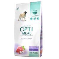 Optimeal Ördek Etli ve Esmer Pirinçli Küçük Irk Yetişkin Köpek Maması 12kg