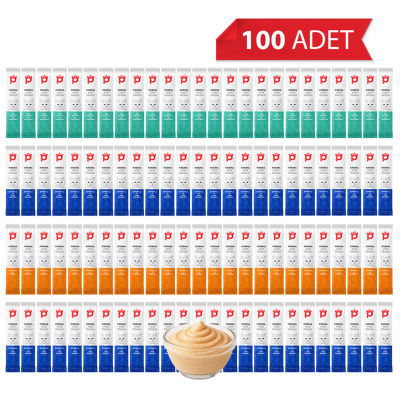 Petlebi Karışık Çeşitli Krema Kedi Ödül Maması 14gr (100 Adet)