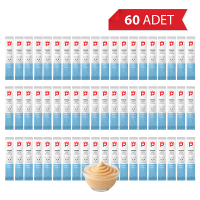 Petlebi Somonlu ve Karidesli Krema Kedi Ödül Maması 14gr (60 Adet)