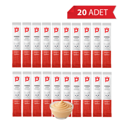 Petlebi Somonlu ve Yengeçli Krema Kedi Ödül Maması 14gr (20 Adet)