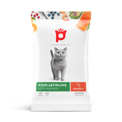 Petlebi Somonlu Kısırlaştırılmış Tester Kedi Maması 150gr