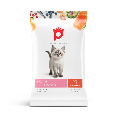 Petlebi Somonlu Yavru Tester Kedi Maması 150gr