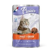 Plaisir Pouch Sos İçinde Tavuklu Ciğerli Kısırlaştırılmış Kedi Konservesi 100gr