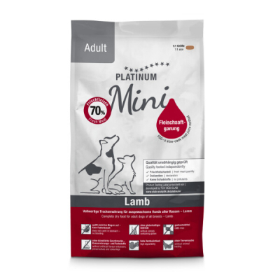 PLATINUM Mini Kuzulu Yetişkin Köpek Maması 900gr