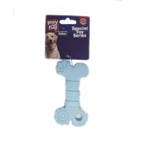 Playfull Plastik Kemik Köpek Oyuncağı 10x5,5cm (Mavi)