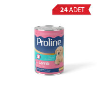 Proline Sos İçinde Parça Kuzu Etli Yavru Köpek Konservesi 400gr (24 Adet)