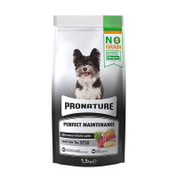 Pronature Hypo-Allergenic Küçük Irk Kuzulu ve Enginarlı Tahılsız Yetişkin Köpek Maması 1,5kg