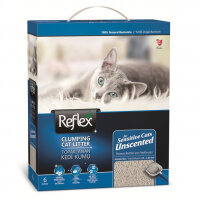 Reflex Hassas Kediler için Kokusuz Süper Hızlı Topaklanan Kedi Kumu 6lt
