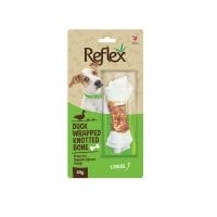 Reflex Ördek Eti Sargılı Düğümlü Köpek Çiğneme Kemiği 40gr