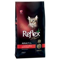 Reflex Plus Kuzu Etli ve Pirinçli Yetişkin Kedi Maması 15kg
