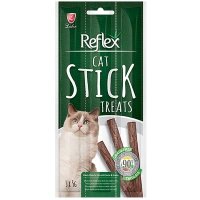 Reflex Av Hayvanlı ve Kaz Etli Tahılsız Kedi Ödül Çubuğu 15gr (3'lü)