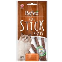 Reflex Tavuklu ve Ördek Etli Tahılsız Kedi Ödül Çubuğu 15gr (3'lü)