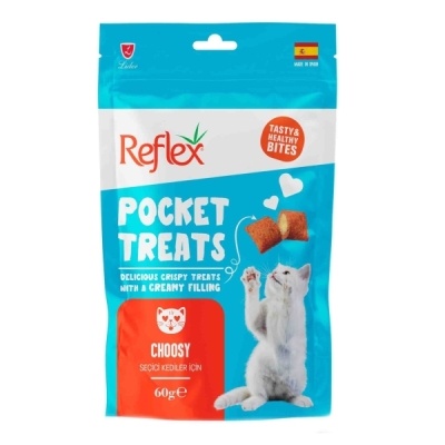 Reflex Pocket Treats Choosy Seçici Kediler İçin Kedi Ödül Maması 60gr