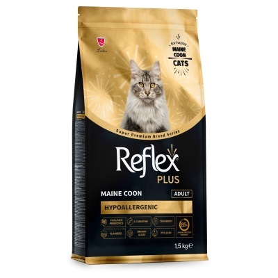 Reflex Plus Hipoalerjenik Maine Coon Yetişkin Kedi Maması 1,5kg