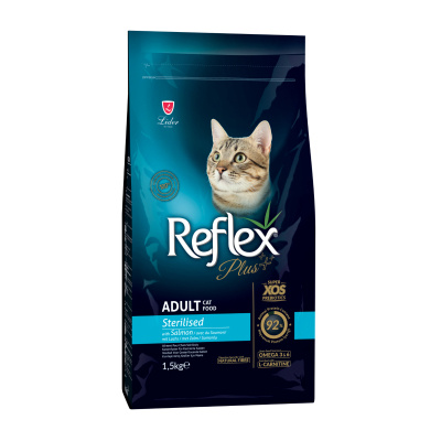 Reflex Plus Sterilised Somonlu Kısırlaştırılmış Kedi Maması 1,5kg
