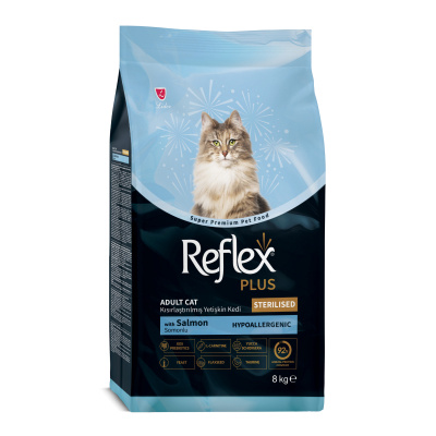 Reflex Plus Sterilised Somonlu Kısırlaştırılmış Kedi Maması 8kg