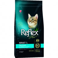 Reflex Plus Sterilised Somonlu Kısırlaştırılmış Kedi Maması 1,5kg