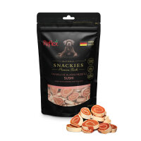 Reflex Snackies Natural Tavuklu ve Alaska Mezgitli Sushi Tahılsız Köpek Ödül Maması 90gr