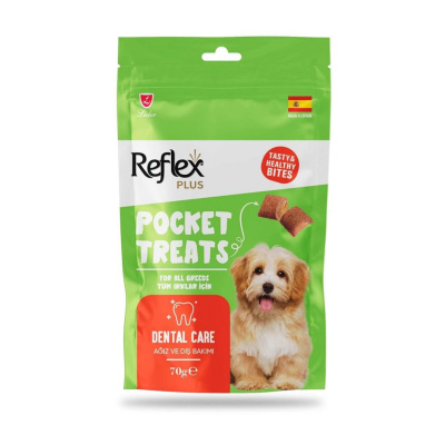 Reflex Pocket Treats Ağız ve Diş Sağlığı için Köpek Ödül Maması 70gr