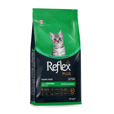 Reflex Plus Tavuklu Yavru Kedi Maması 1,5kg
