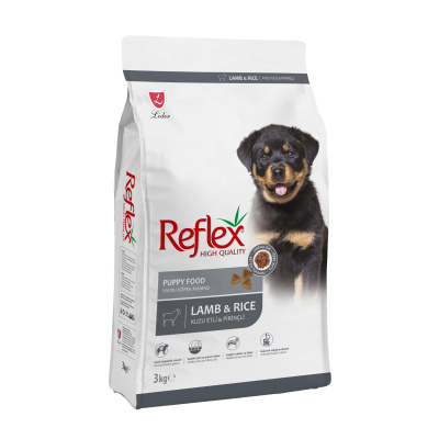 Reflex Kuzu Etli ve Pirinçli Yavru Köpek Maması 3kg