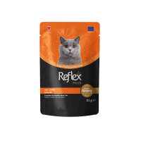 Reflex Plus Sos İçinde Parça Kuzu Etli Yetişkin Kedi Konservesi 85gr