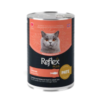Reflex Plus Somonlu Ezme Yetişkin Kedi Konservesi 395gr