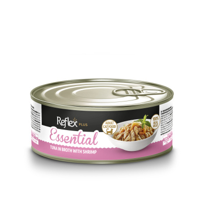 Reflex Plus Essential Ton Balıklı ve Karidesli Yetişkin Kedi Konservesi 70gr