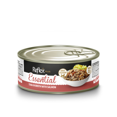 Reflex Plus Essential Ton Balıklı ve Somonlu Yetişkin Kedi Konservesi 70gr