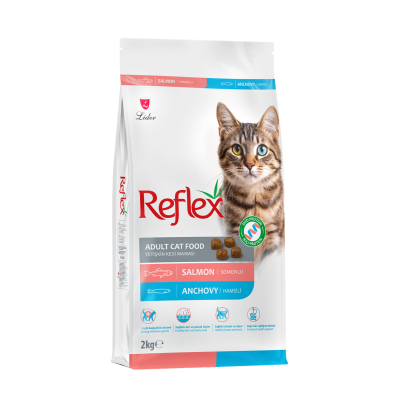 Reflex Duo Protein Somonlu ve Hamsili Yetişkin Kedi Maması 2kg