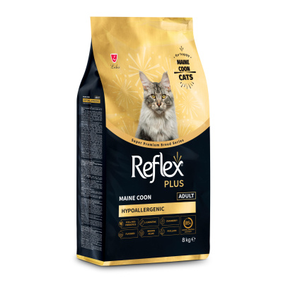 Reflex Plus Hipoalerjenik Maine Coon Yetişkin Kedi Maması 8kg