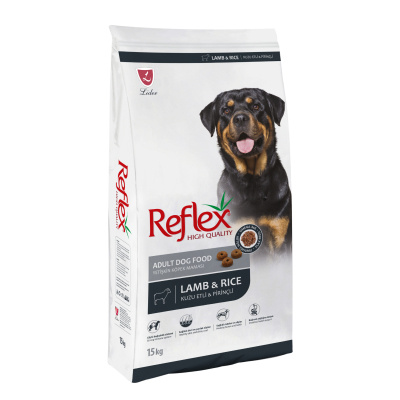 Reflex Kuzulu Pirinçli Yetişkin Köpek Maması 15kg