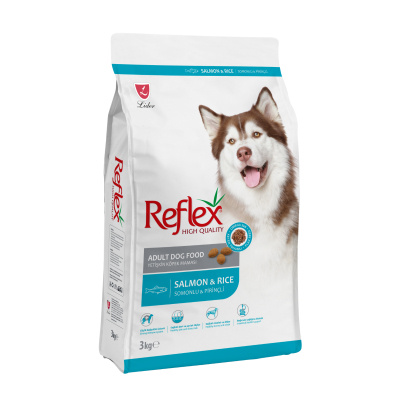 Reflex Somonlu ve Pirinçli Yetişkin Köpek Maması 3kg