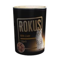 Rokus Ciğerli Yetişkin Kedi Konservesi 410gr