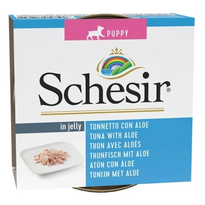 Schesir Ton Balıklı ve Aloe Veralı Yavru Köpek Konservesi 150gr